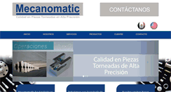 Desktop Screenshot of mecanomatic.com
