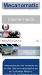 Mobile Screenshot of mecanomatic.com