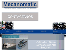 Tablet Screenshot of mecanomatic.com
